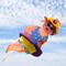 In the Breeze 1151 Beach Bev 3D Wind Friend - Fun and Colorful Outdoor Hanging Decoration